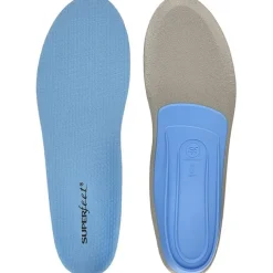 All-Purpose Support Medium Arch (Blue) Versatile Thin Casual/Walking Shoe Insoles