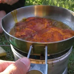 Alpine Fry Pan Stainless Steel Camp Skillet