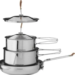 Campfire Cookset Stainless Steel Small Camp Cookware
