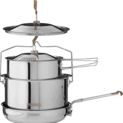 Campfire Cookset Stainless Steel Camp Cookware