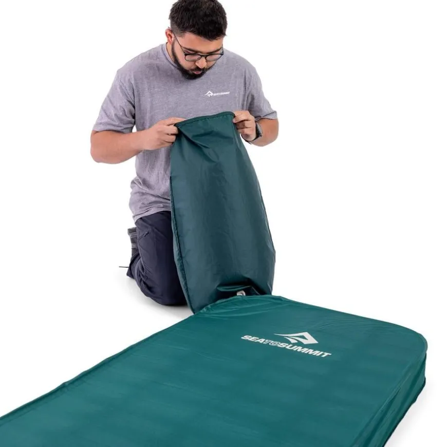 Comfort Deluxe Self Inflating Sleeping Mat Regular Rectangular Wide