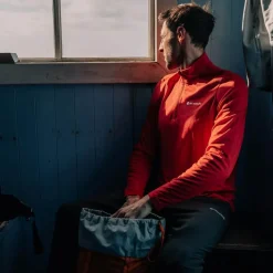 Dart Zip Neck Mens Long-Sleeve Running Top