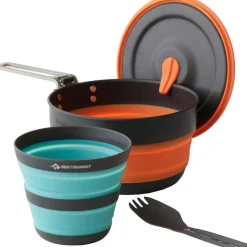 Frontier Ultralight Collapsible 1L One Pot 3 piece Cookware Set