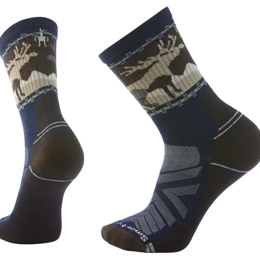 Hike Light Cushion Mountain Moose Crew Hiking Socks