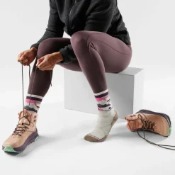 Hike Light Cushion Mountain Moon Crew Women's Snowboard Socks