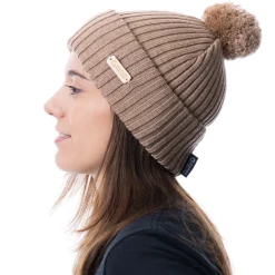 Kide Merino Wool Unisex Pom Pom Beanie