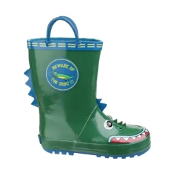 Kids' Puddle Waterproof Pull On Wellington Boots