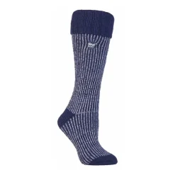 Ladies Thick Winter Warm Knee High Ribbed Thermal Boot Socks