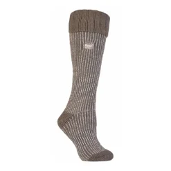 Ladies Thick Winter Warm Knee High Ribbed Thermal Boot Socks