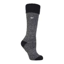 Ladies Thick Winter Warm Knee High Ribbed Thermal Boot Socks