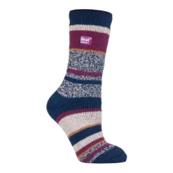 Ladies Twist Patterned Thick Winter Thermal Socks