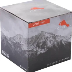 Light Titanium Pot Ultralight Camping Cookware 550ml