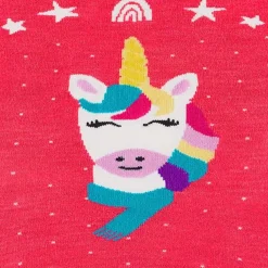 Magic Mountain Unicorn Over the Calf Kids' Ski Socks