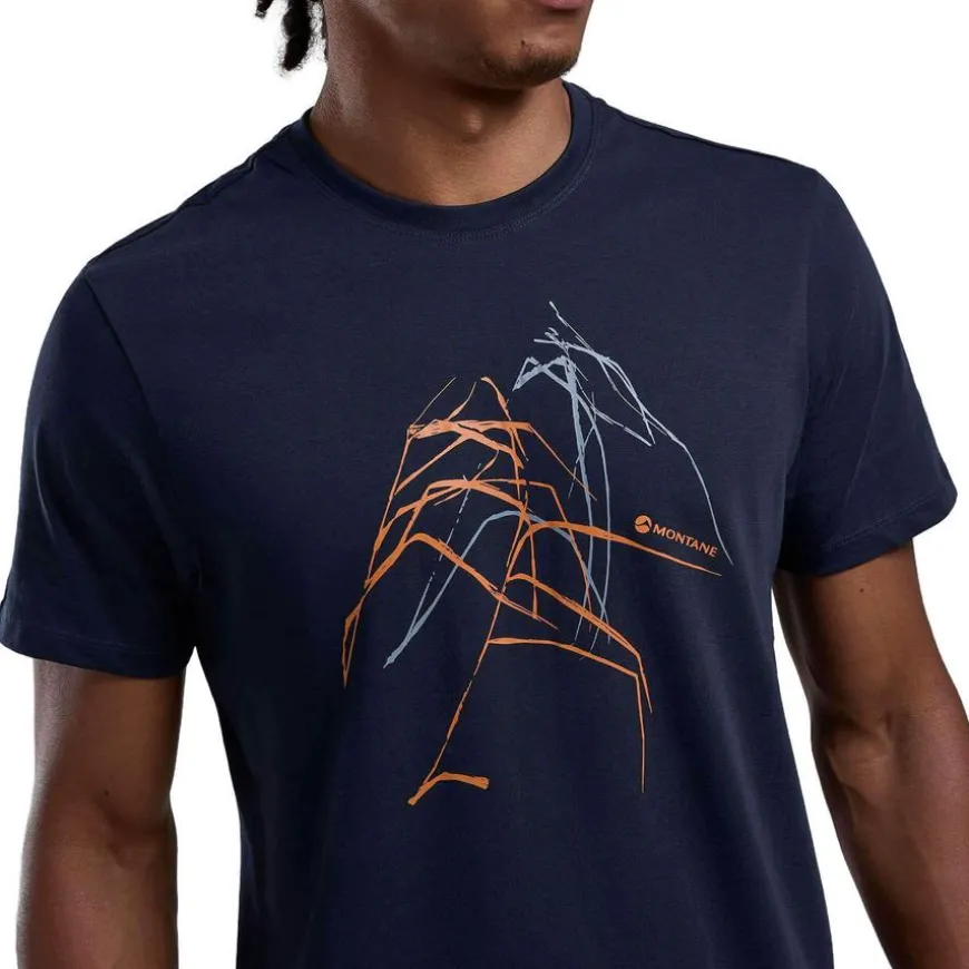 Men’s Abstract Mountain T-Shirt