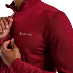 Men’s Malli Long Sleeve Zip Merino T-Shirt