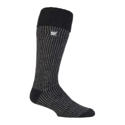 Mens Thick Winter Warm Knee High Ribbed Thermal Boot Socks