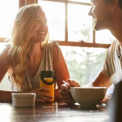 12oz Wide Mouth Flex Sip Lid Coffee Flask