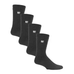 4 Pair Mens Ultra Lite Extra Thin 1.0 TOG Casual Thermal Socks