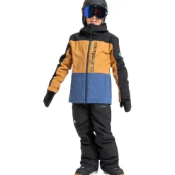 Side Hit Block Kids' Insulated Ski/Snowboard Jacket