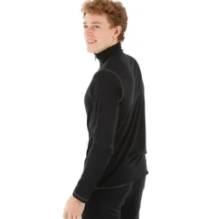 Silkspun Zip Neck L/S Baselayer Top