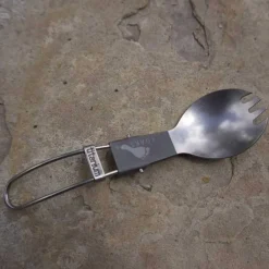 Titanium Folding Spork Ultralight Camping Cutlery