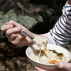 Titanium Folding Spork Ultralight Camping Cutlery
