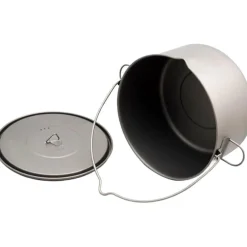 Titanium Pot + Bail Handle POT-2000-BH Ultralight Cookware