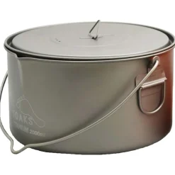 Titanium Pot + Bail Handle POT-2000-BH Ultralight Cookware
