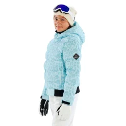 Venice Leopard Girls' Insulated Ski/Snowboard Jacket