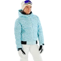 Venice Leopard Girls' Insulated Ski/Snowboard Jacket