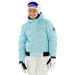 Venice Leopard Girls' Insulated Ski/Snowboard Jacket