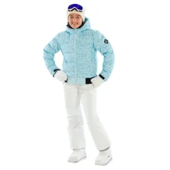 Venice Leopard Girls' Insulated Ski/Snowboard Jacket