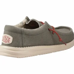 Wally Waxed Canvas Trainers