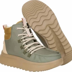 Wendy Apres Coated Twill Women's Mid-Top Trainers
