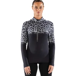 Womens Cozy Jag Zip Neck Long Sleeved Base Layer Top