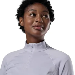 Women’s Dart Zip Neck T-Shirt