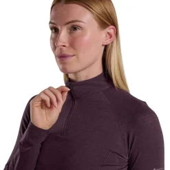 Women's Malli Long Sleeve Zip Merino T-Shirt